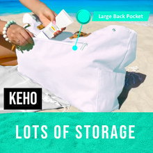 Load image into Gallery viewer, SALE: Set of 2 Beach Bags - (2 White)