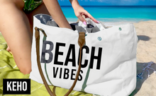 Load image into Gallery viewer, Keho &quot;Beach Vibes&quot; Bag (Shoulder Length) - Off White