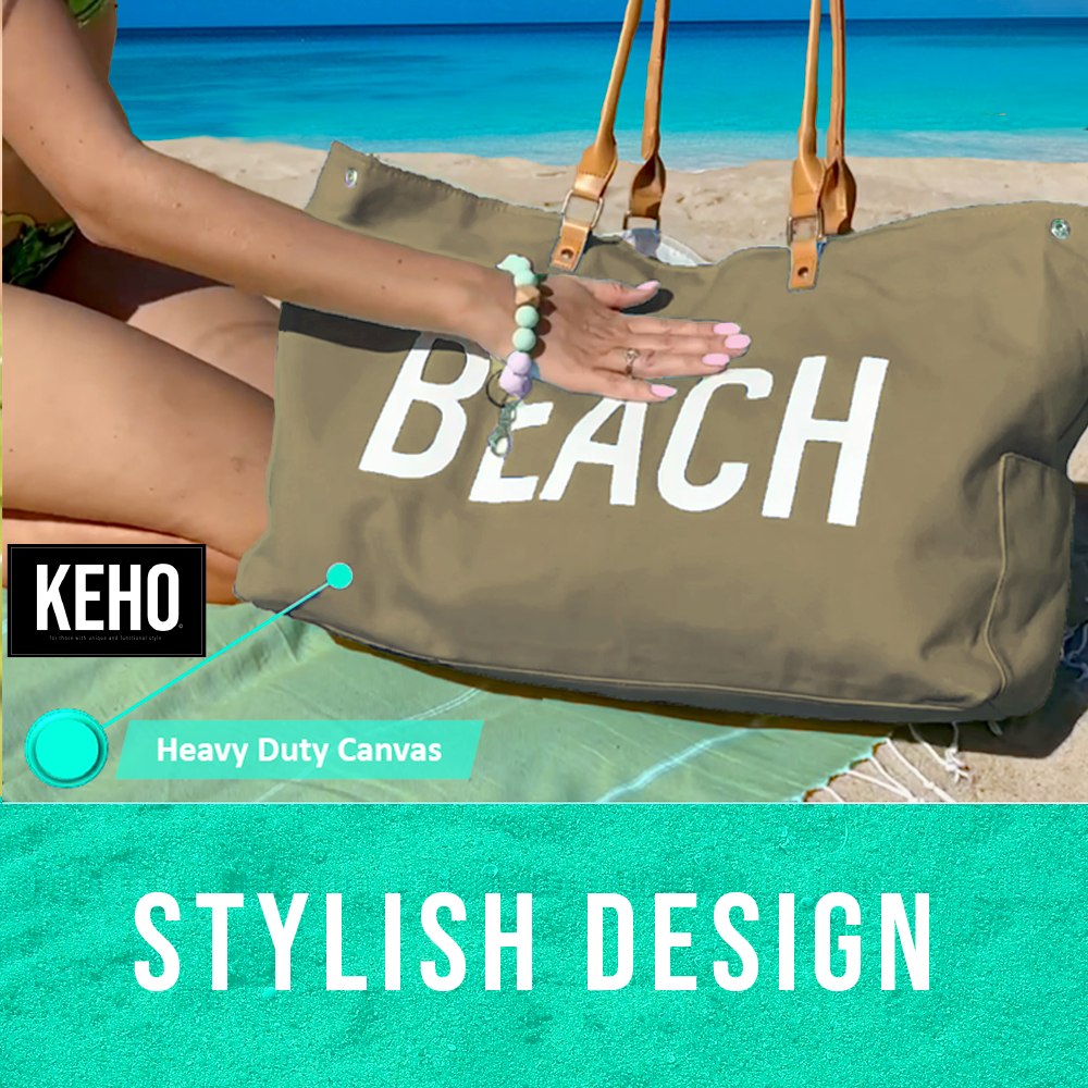 KEHO Waterproof Beach Bag For Women