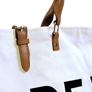Keho "Beach Vibes" Bag (Shoulder Length) - Off White