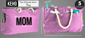 KEHO XXL Ultimate"Mom" Hospital Bag/Overnight Pregnancy Bag - (Pink)