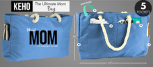 Load image into Gallery viewer, KEHO XXL Ultimate&quot;Mom&quot; Hospital Bag/Overnight Pregnancy Bag - (Blue)
