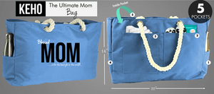 KEHO XXL Ultimate"Mom" Hospital Bag/Overnight Pregnancy Bag - (Blue)
