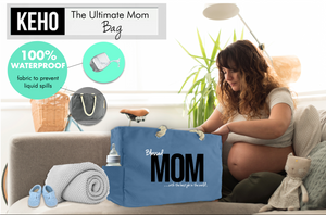 KEHO XXL Ultimate"Mom" Hospital Bag/Overnight Pregnancy Bag - (Blue)