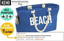 Load image into Gallery viewer, &quot;Beach Vibes&quot; - 100% Waterproof XXL Beach Bag with Rope Handles